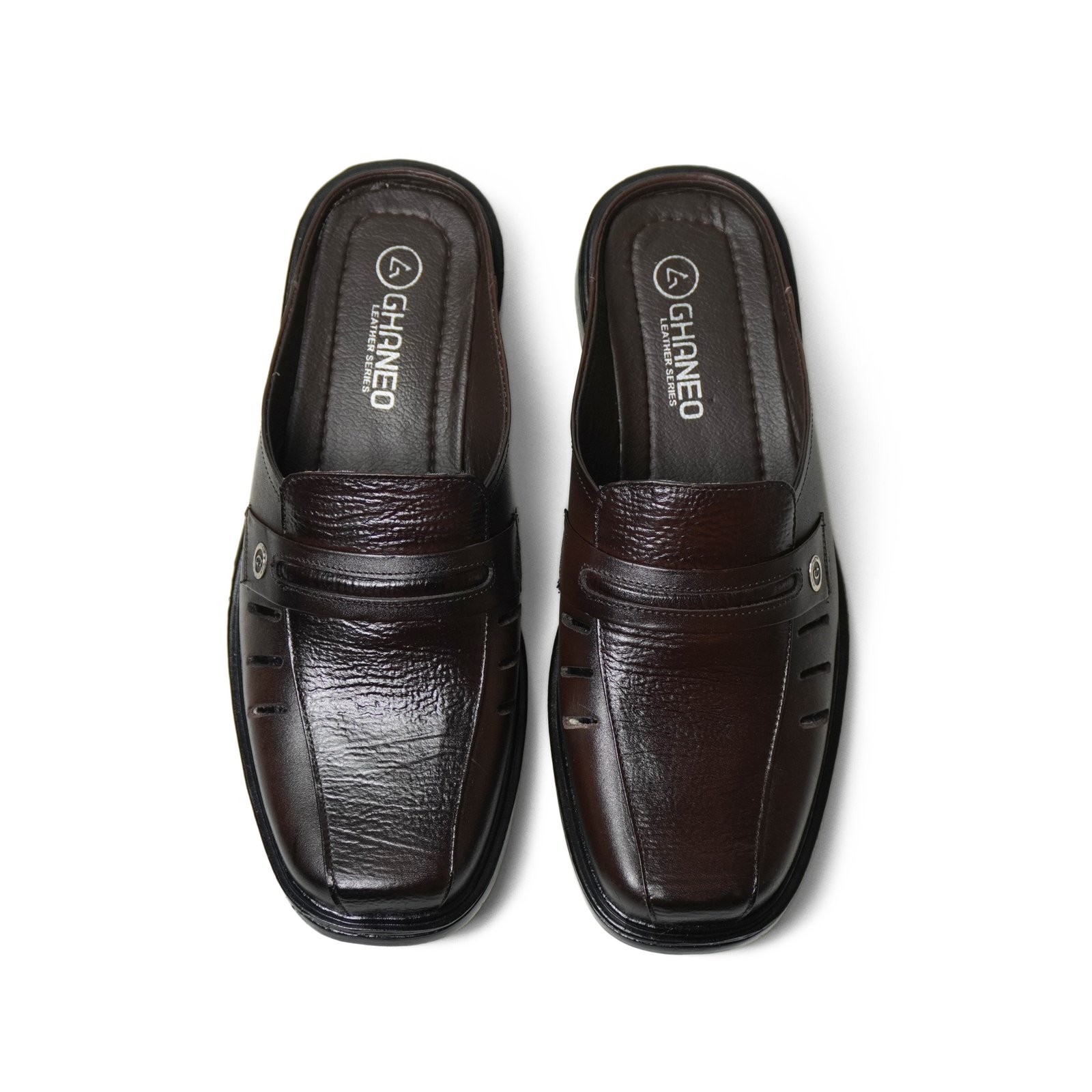 Sepatu Bustong Pria Kulit Asli SK-01 Hitam
