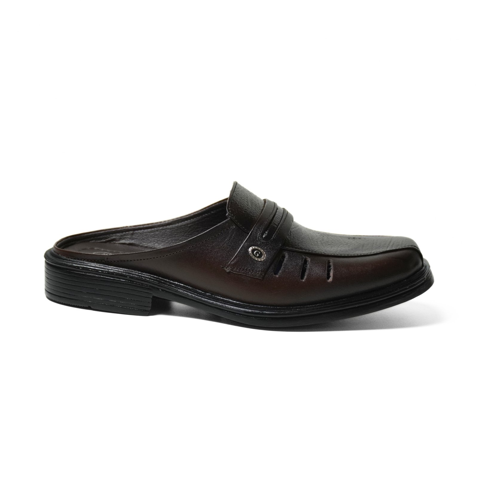 Sepatu Bustong Pria Kulit Asli SK-01 Hitam