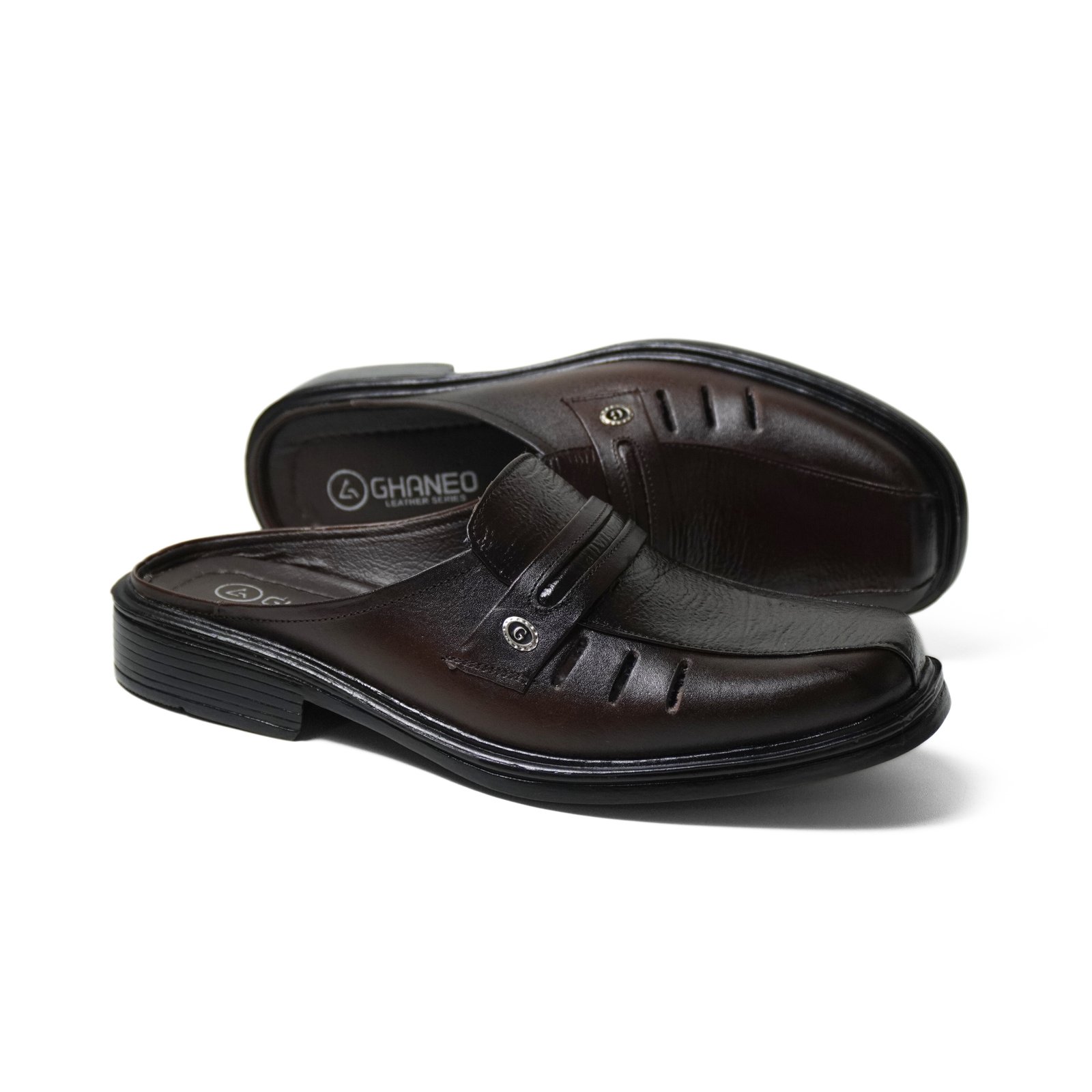 Sepatu Bustong Pria Kulit Asli SK-01 Hitam