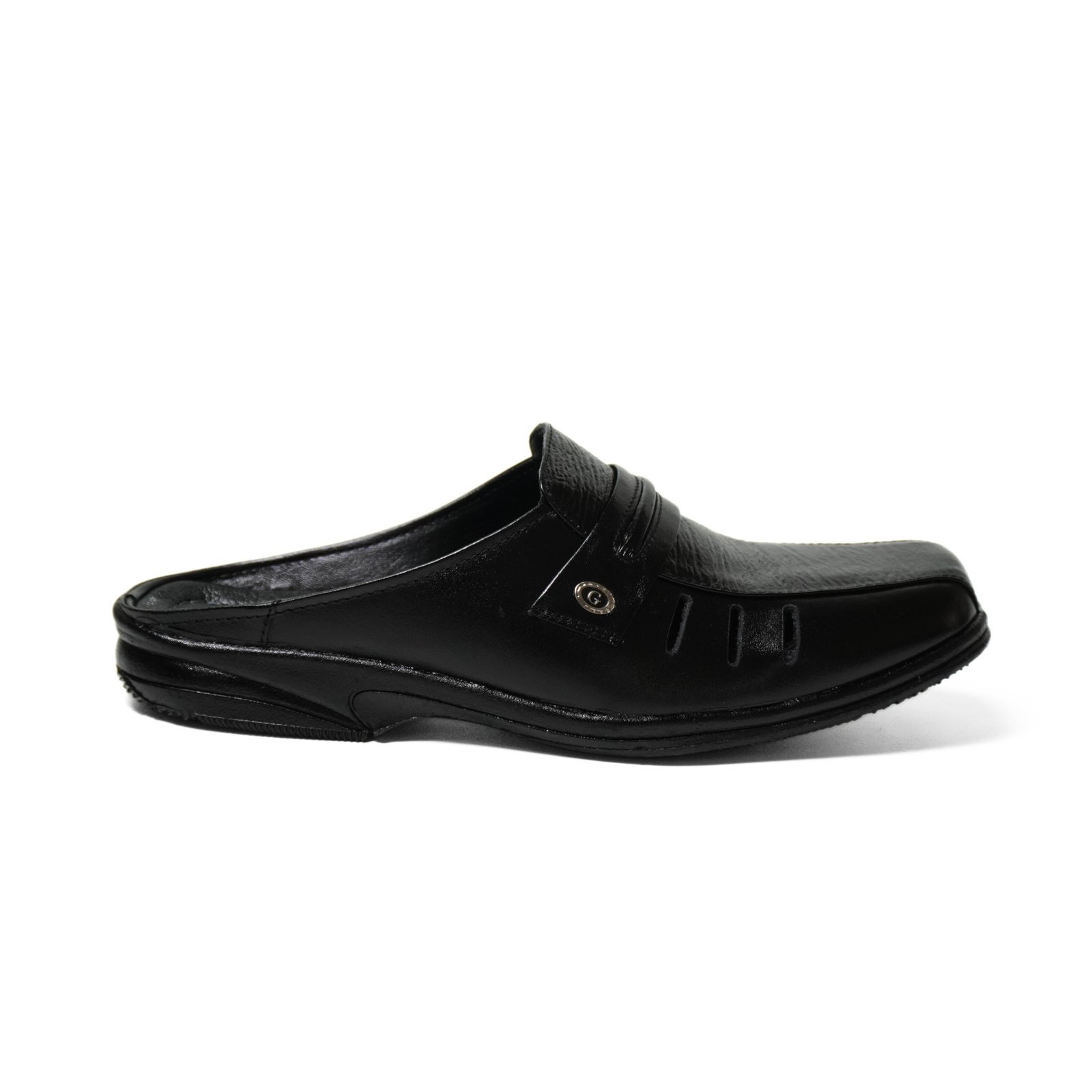 Sepatu Bustong Pria Kulit Asli SK-01 Hitam