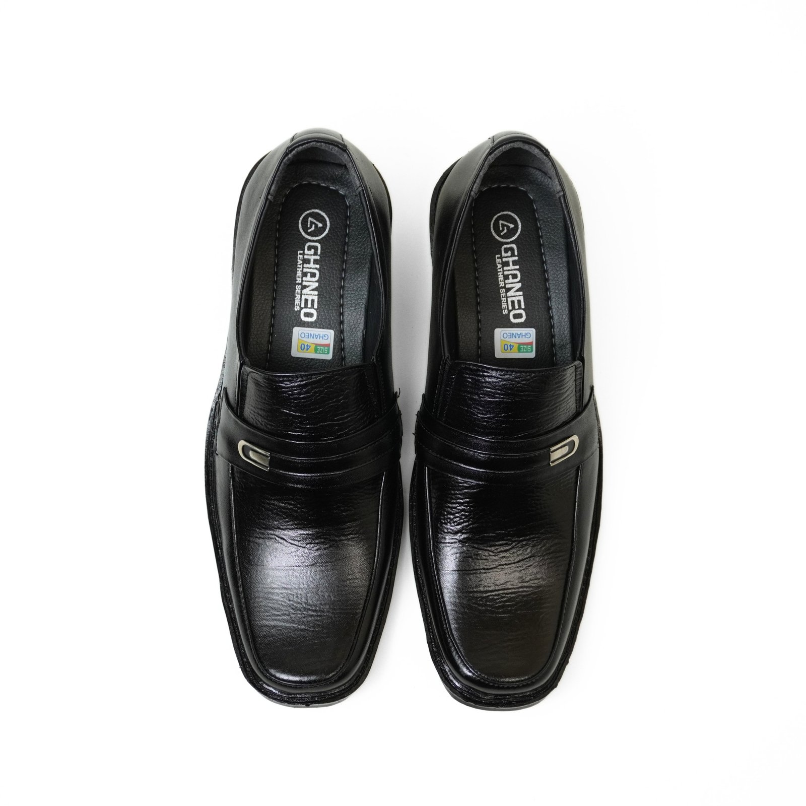 Sepatu Pantofel Pria Kulit Asli GS-02 Slip On