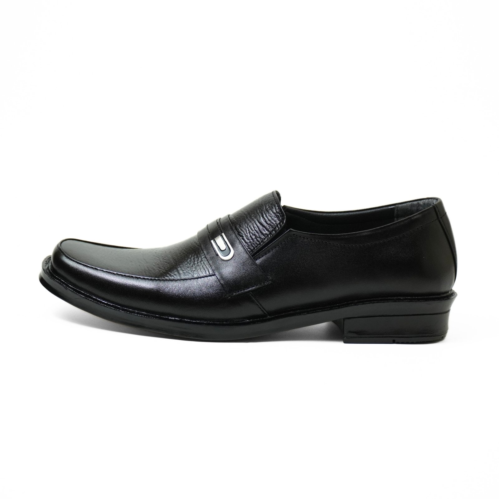Sepatu Pantofel Pria Kulit Asli GS-02 Slip On