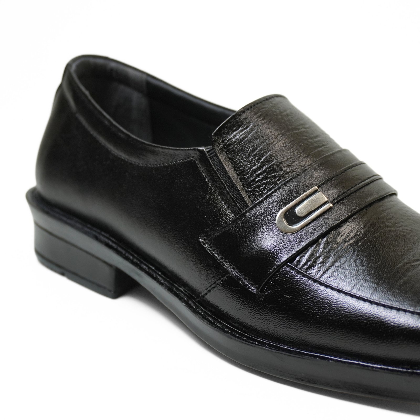 Sepatu Pantofel Pria Kulit Asli GS-02 Slip On