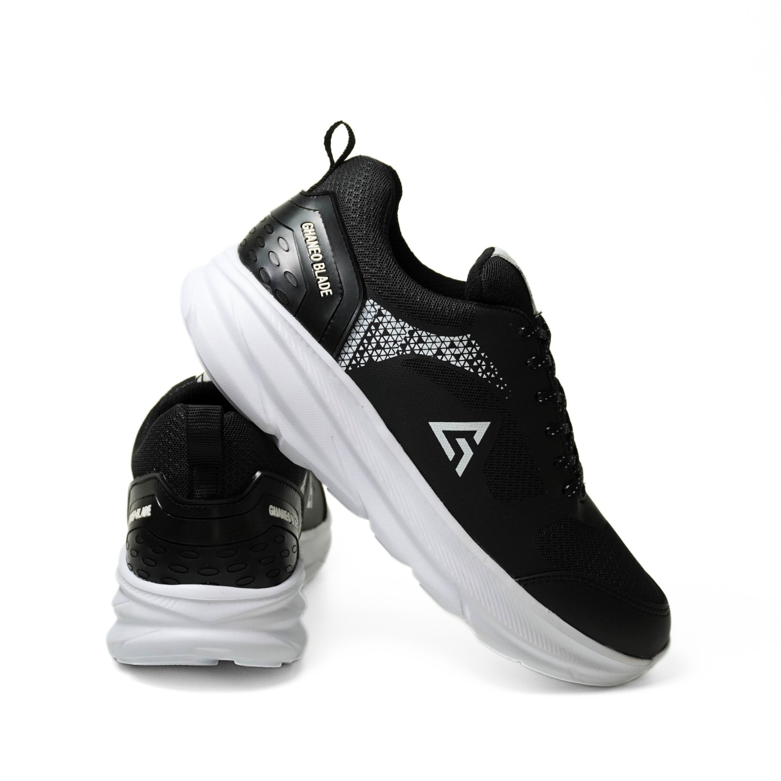 Sepatu Running Ghaneo Blade Hitam Abu