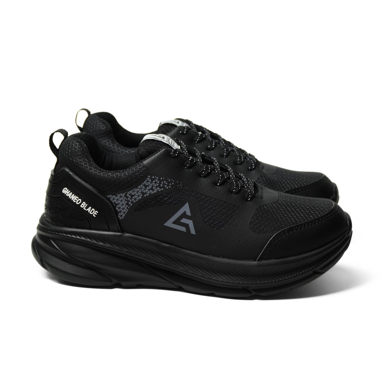 Sepatu Running Ghaneo Blade Hitam Abu
