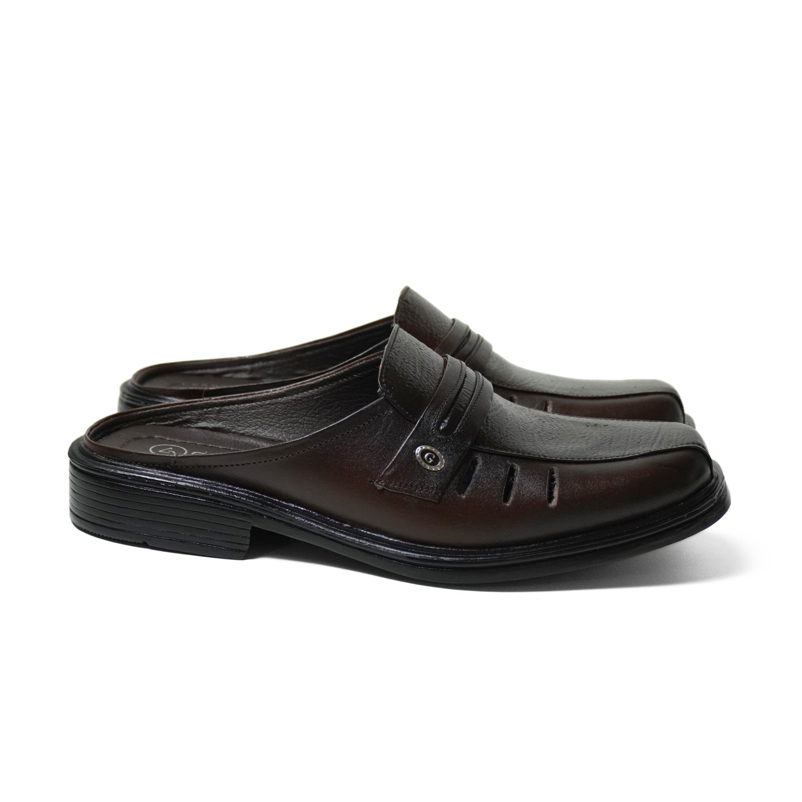 Sepatu Bustong Pria Kulit Asli SK-01 Coklat