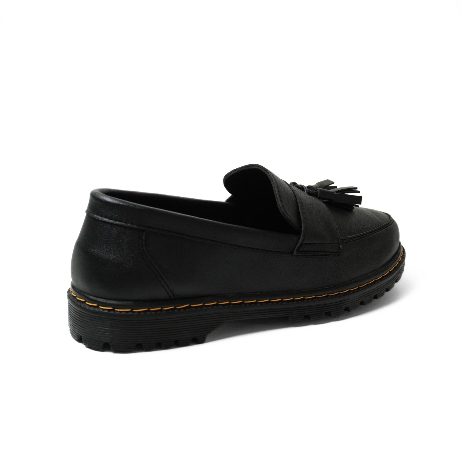 Sepatu Loafers Pria Formal Hitam LM-01 Pita