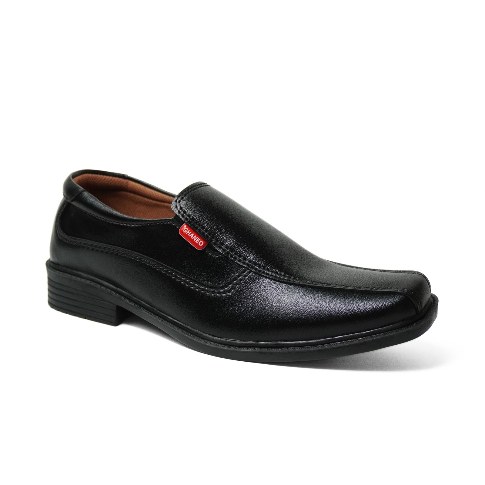 Sepatu Pantofel Pria Formal P-02 Slip On - Hitam