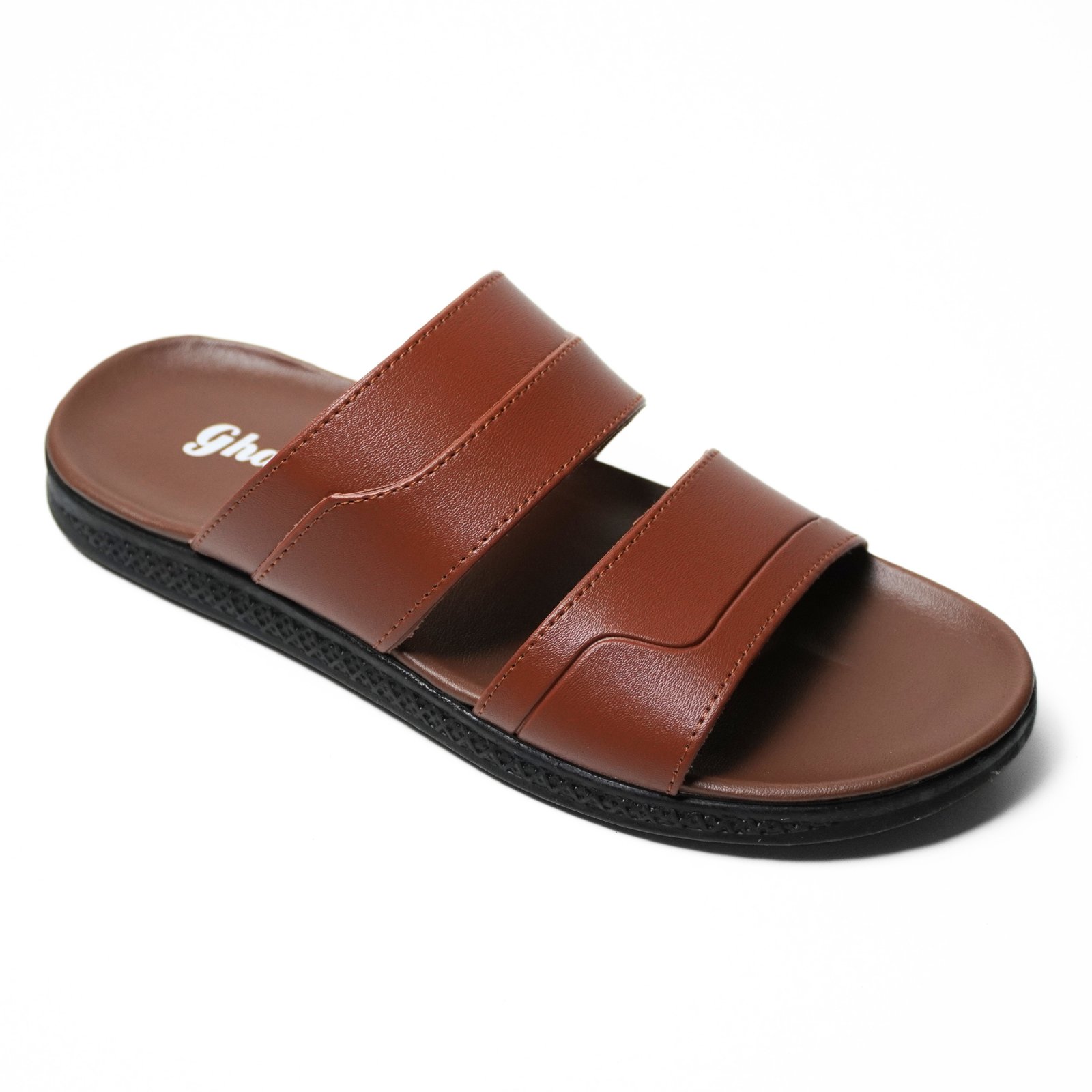 Sandal Pria Selop Casual F-08 Bandua - Moka
