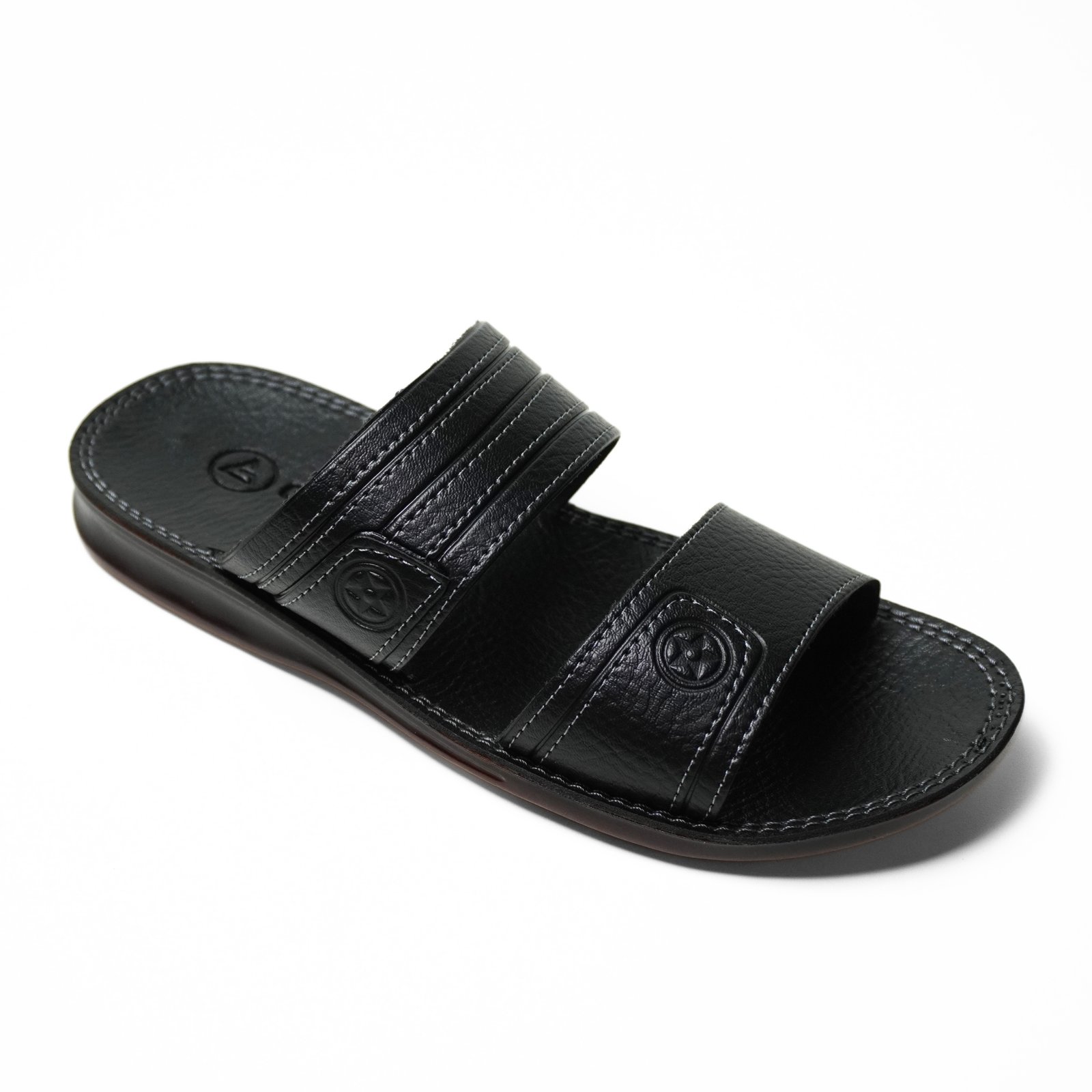 Sandal Pria Kulit SL-21 Bandua - Hitam
