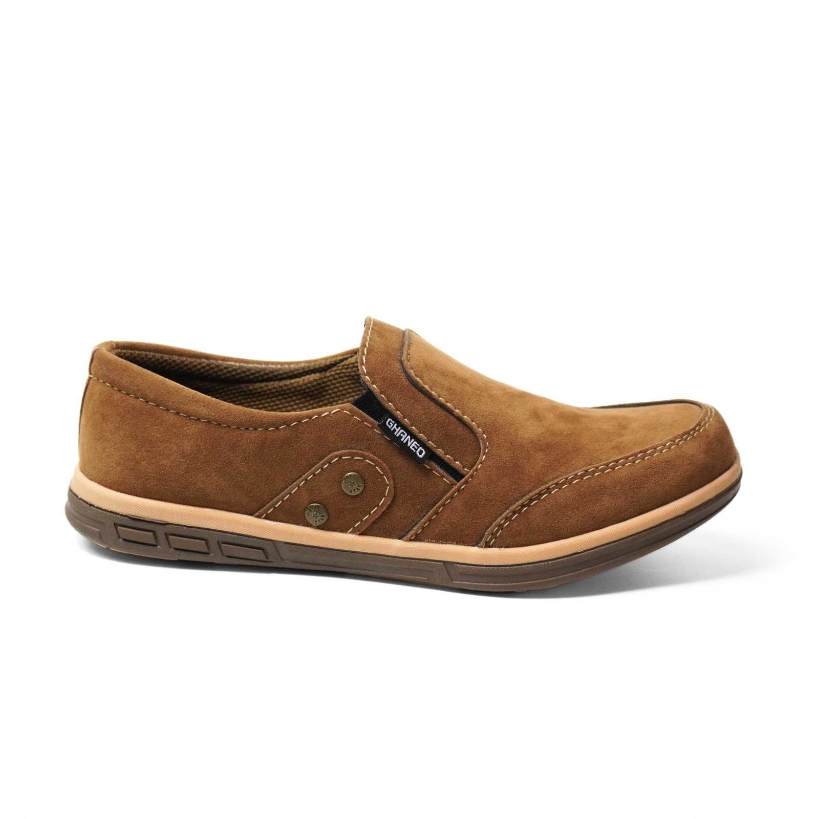 Sepatu Slip On Kulit Suede G-01 Casual