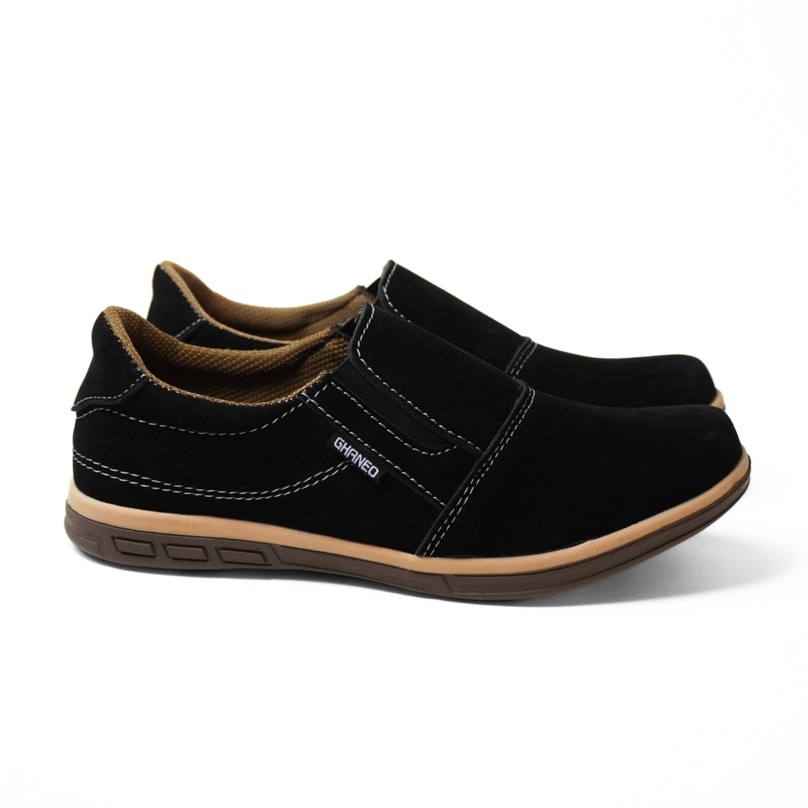 Sepatu Slip On Kulit Suede G-22 Casual