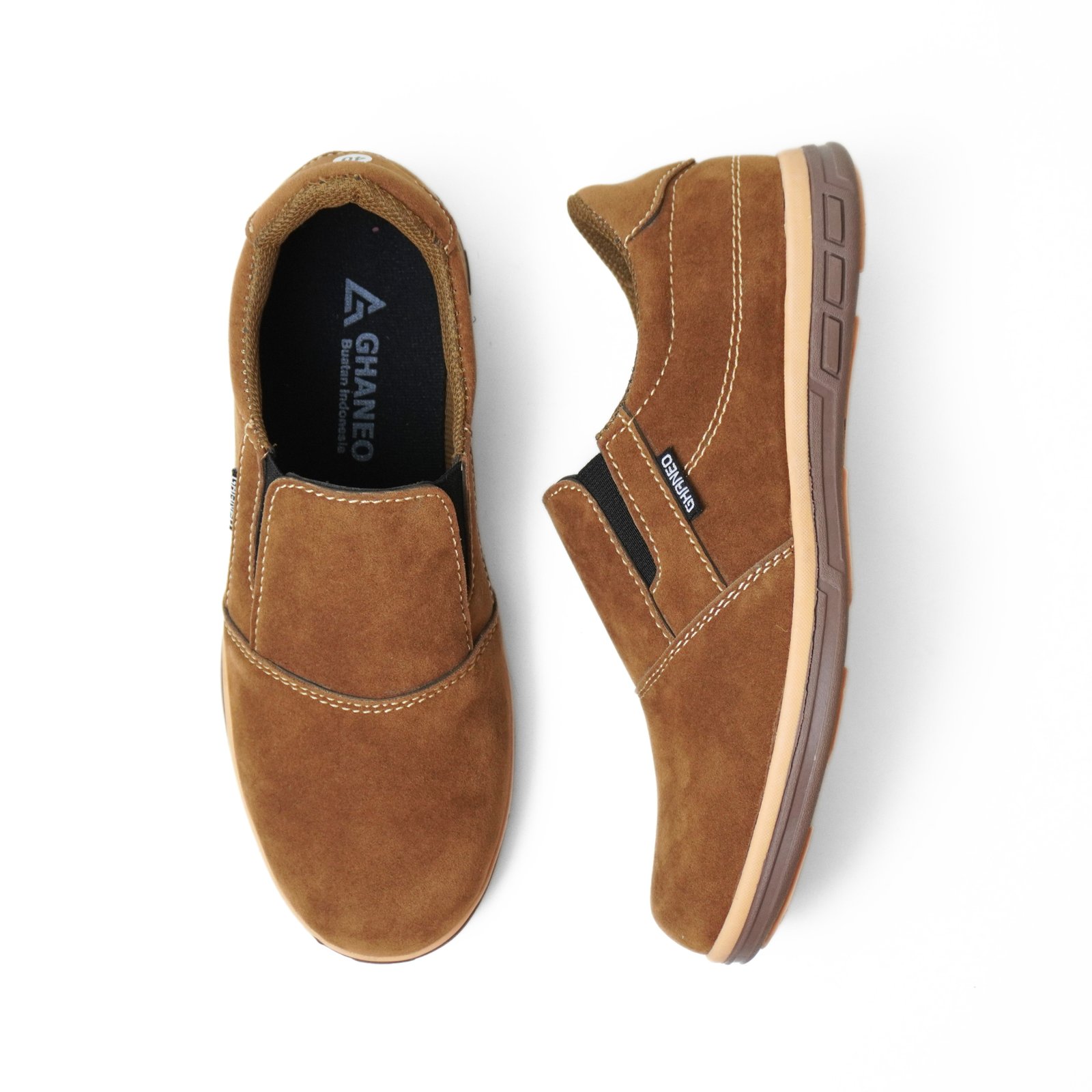 Sepatu Slip On Kulit Suede G-22 Casual