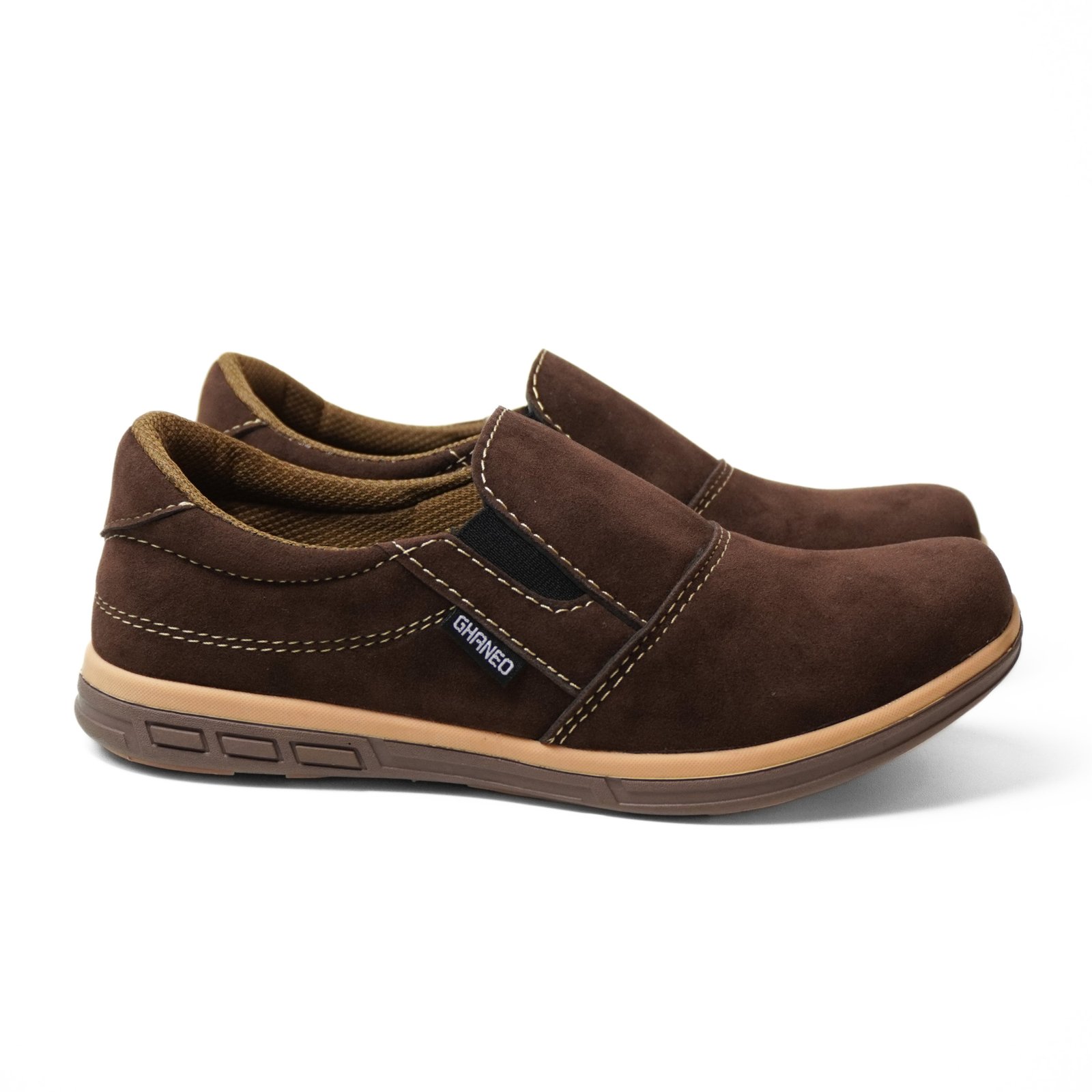 Sepatu Slip On Kulit Suede G-22 Casual
