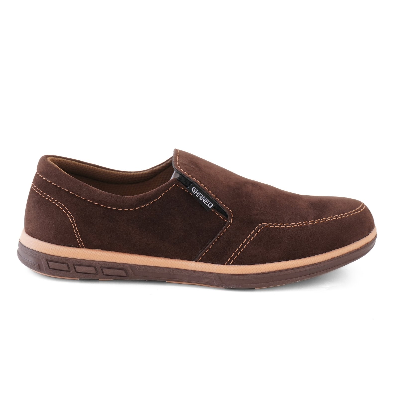Sepatu Slip On Casual Kulit G-87 Full Black